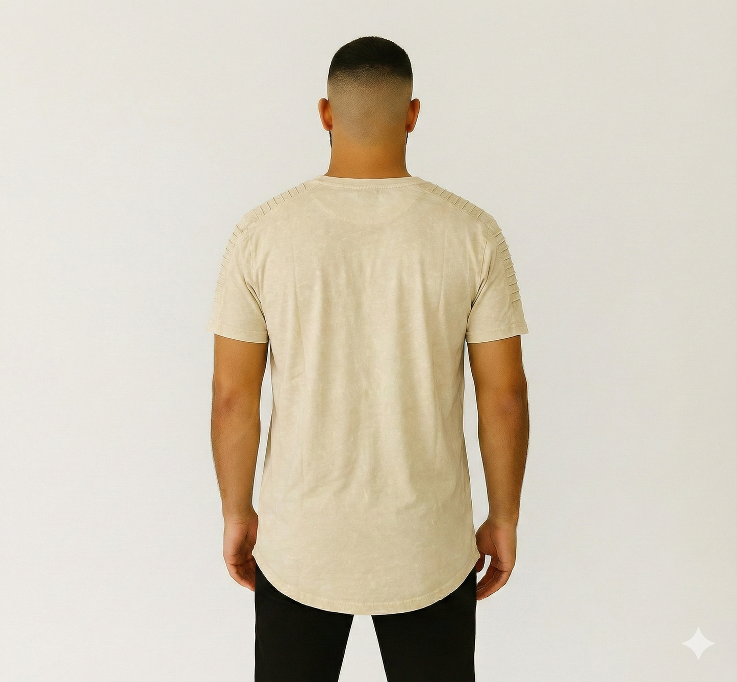 VINDICTIVE Dual Curved Tee Beige